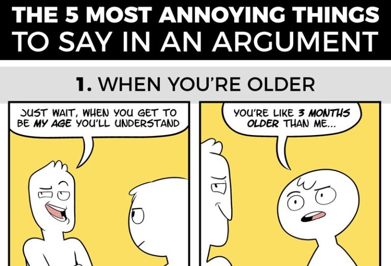 The 5 Most Annoying Things To Say During An Argument Bumppy