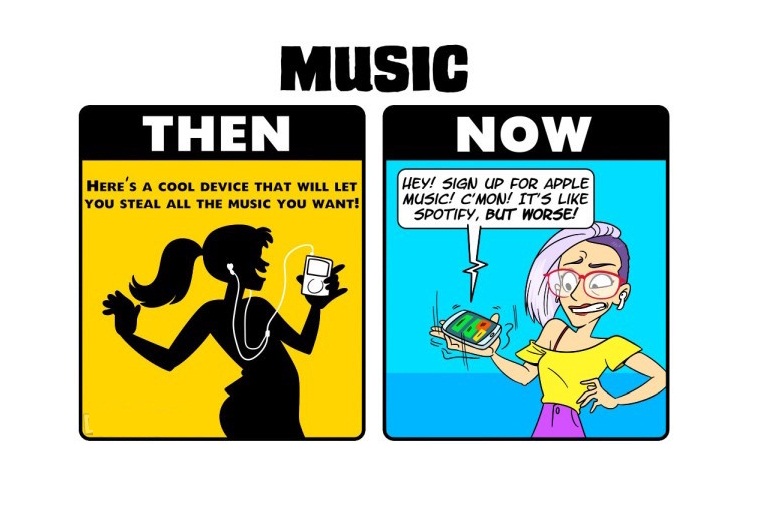 Now you are man. Fun funny разница. Now and then. Then vs Now. Apple Music meme.