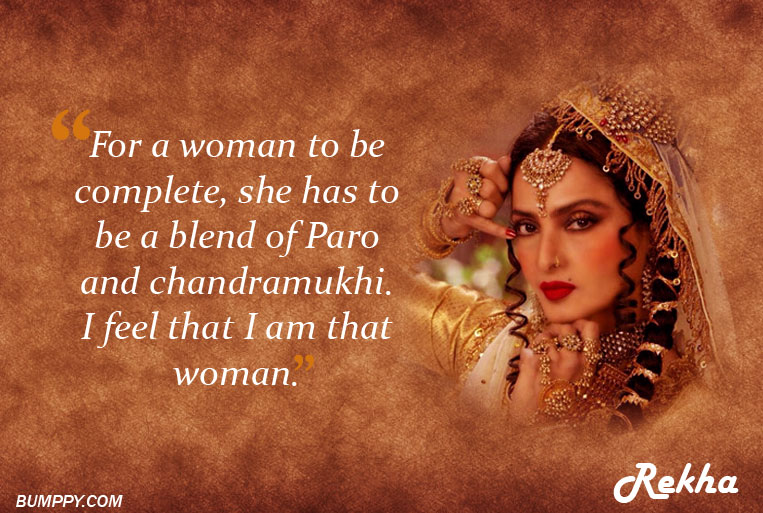 12 Quotes By Rekha That Proves, She is The Perfect Blend Of Beauty With  Brains. | Bumppy