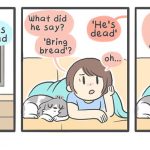 #46Day To Day Life Of Girlfriend, Boyfriend And A Dogo Is Shown In These Comics