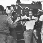 #11 Gloria Richardson Pushes Away The Bayonet Of A National Guardsman During A Protest In Cambridge, Md., 1963