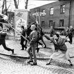 #2 Danuta Danielsson Hitting A Neo-Nazi With Her Handbag In Växjö, Sweden, 13 April 1985