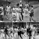 #4 Kathrine Switzer Was The First Woman To Run The Boston Marathon. When Organizer Jock Semple Realised A Woman Was Running He Tried To Tackle Her, 1967
