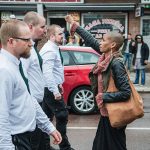 #9 Maria Teresa Tess Asplund Stands Up To Uniformed Demonstrators In A Nazi Demonstration In Borlange, Sweden, 1 May 2015