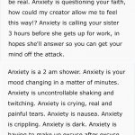 A Woman With Anxiety Disorder Shares Terrifying Post To Make People Understand The Sufferings!3