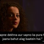3. 16 Remarkable Dialogues By The Queen Of Bollywood, Kangana Ranaut