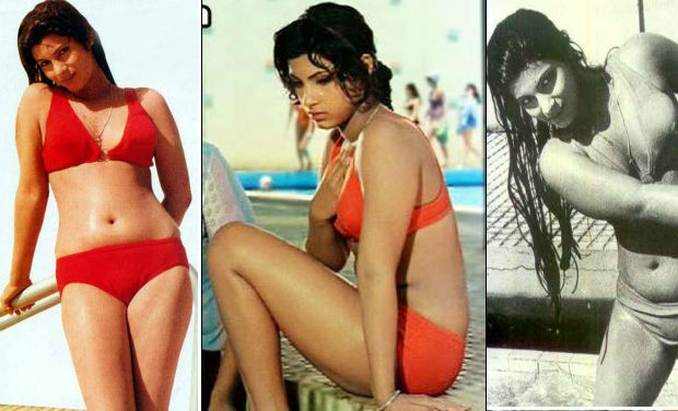 bollywood old actresses in hot and bold dress