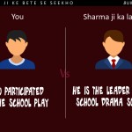 1. These Humorous Posters Show Regardless of What You Do, Sharma Ji Ka Beta Will Always Be A Stage Ahead