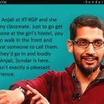 6. Sundar Pichai’s Talk At IIT-Kgp Included Everything From His GPA and Bunking Classes To Life As A CEO