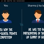 6. These Humorous Posters Show Regardless of What You Do, Sharma Ji Ka Beta Will Always Be A Stage Ahead