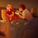 15 Illustrations That Flawlessly Catch The Magnificence Of Young, Modern Love