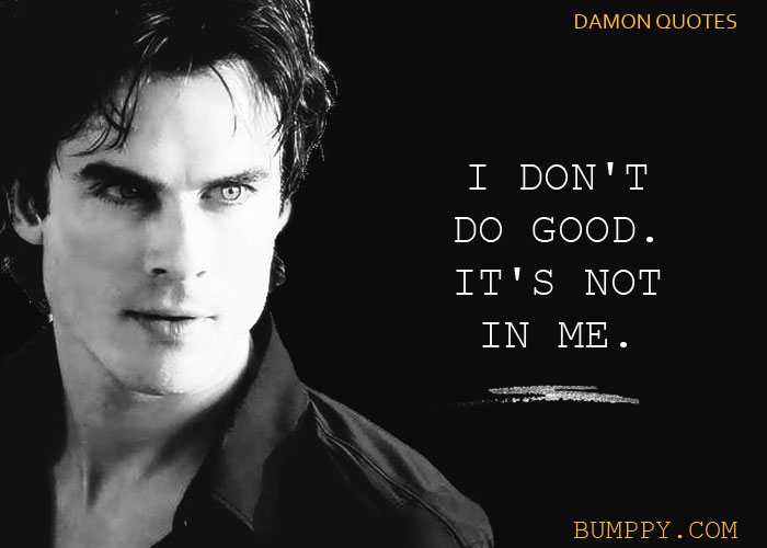 Vampire Diaries Damon Salvatore Quotes