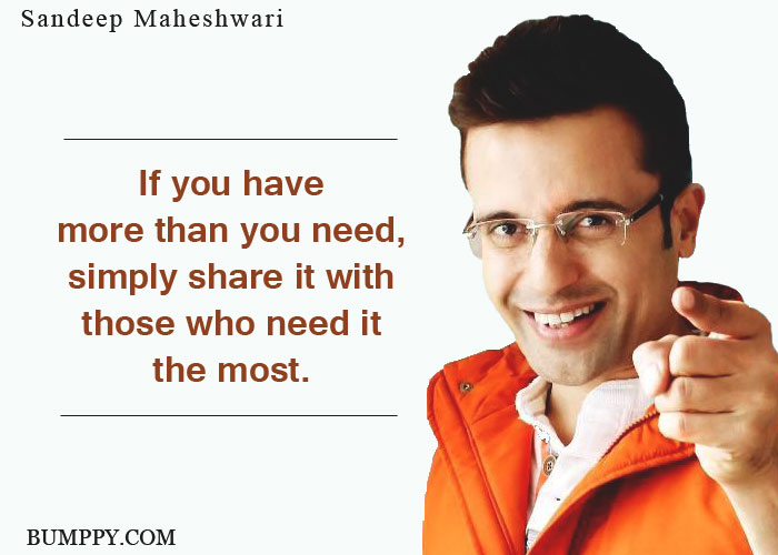 17 Motivational Quotes By Sandeep Maheshwari  Bumppy