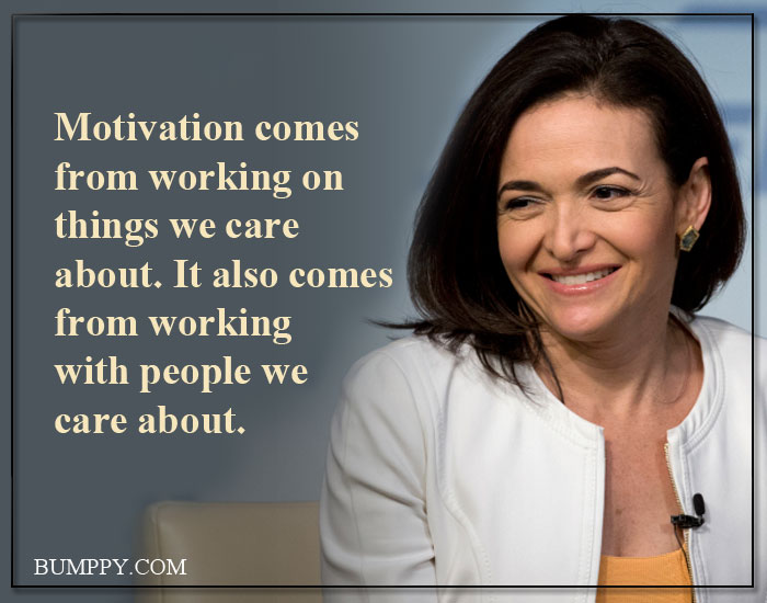 Motivation comes from working on things we care about. It also comes from working with people we care about.