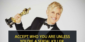 Ellen DeGenres, Funny, LGBT, Love, Life, Motivational, Lady boss, Queen, Humors