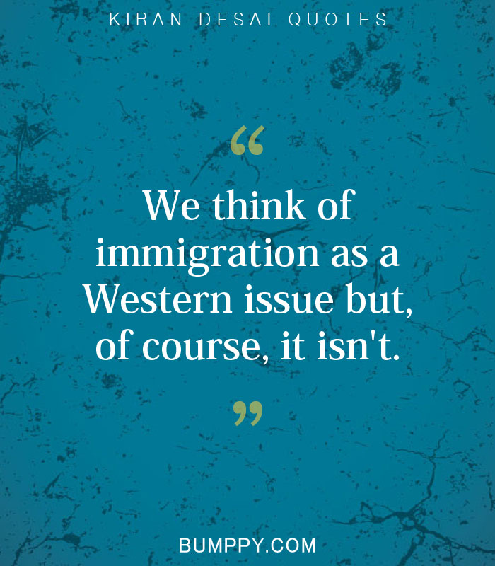 We think of  immigration as a  Western issue but, of course, it isn't.