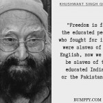 9. 10 Quotes By Khushwant Singh Reflect True Reality Of World