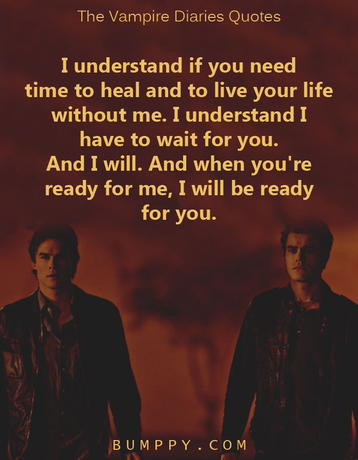 25 The Vampire Diaries Quotes That Demonstrated To Us The Distinctive And Darker Shades Of Love Bumppy