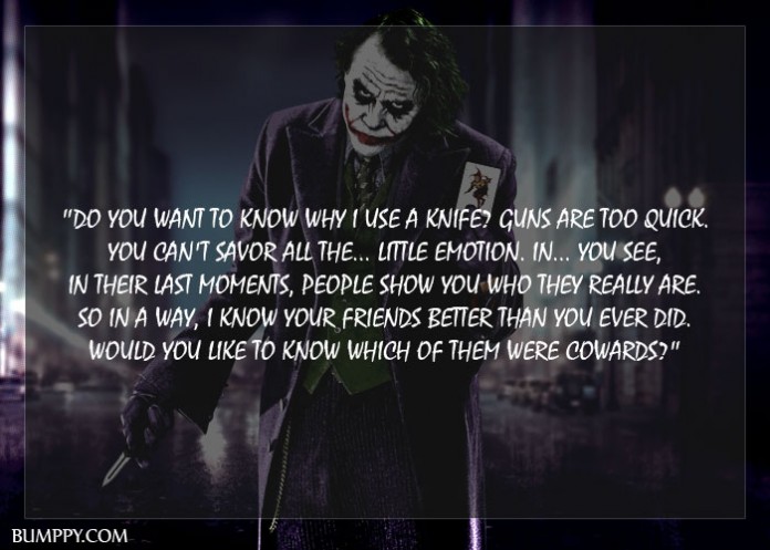 12 Quotes From The Joker Which Prove Why He Makes More Sense Than ...