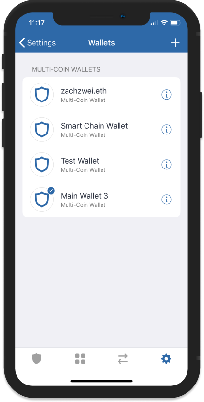 Step 1 - Launch Trust Wallet