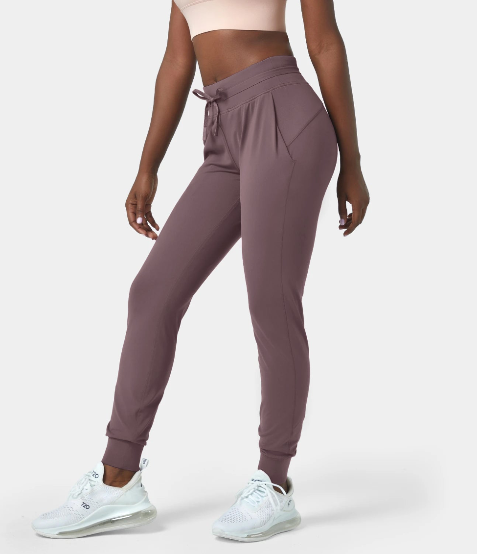 High rise joggers