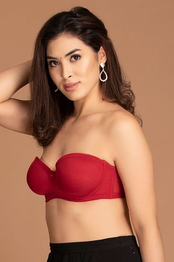 Padded Underwired Full Cup Multiway Strapless T-shirt Bra
