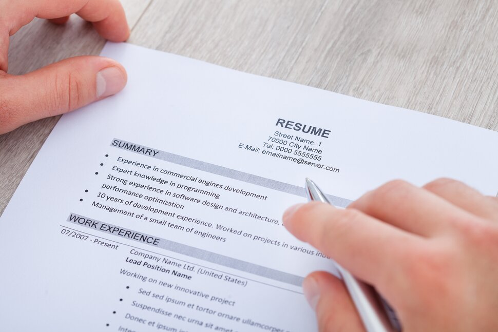Tips from resume experts